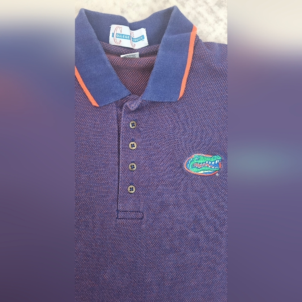 Vintage Mens Florida Gators Polo Shirt - Picture 2 of 5
